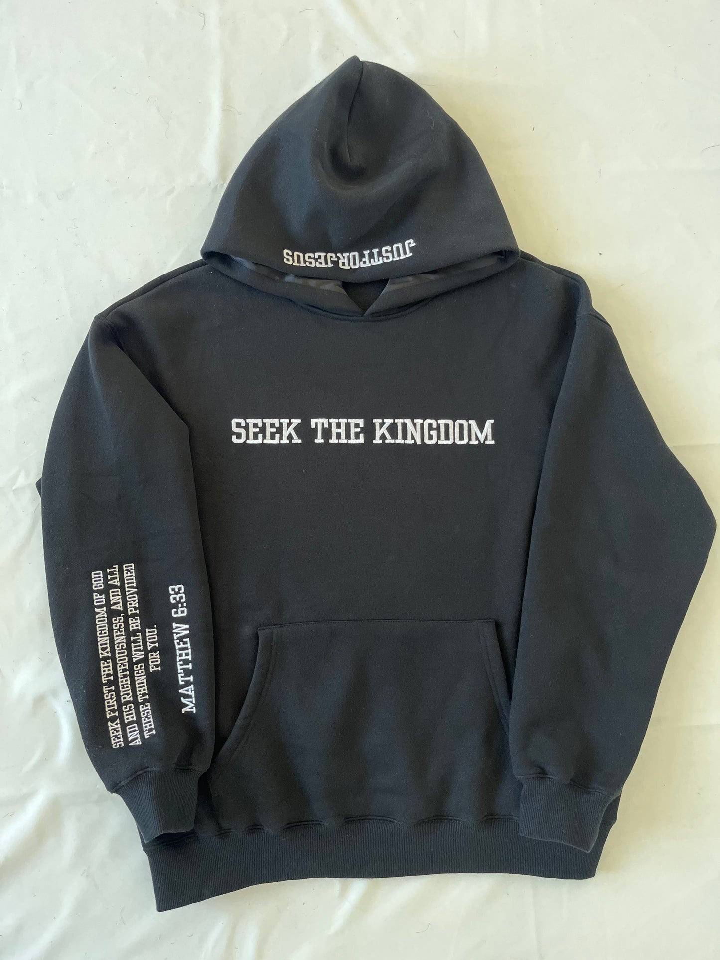 (PRE-ORDER 6 WEEKS) Seek The Kingdom Hoodie - Black