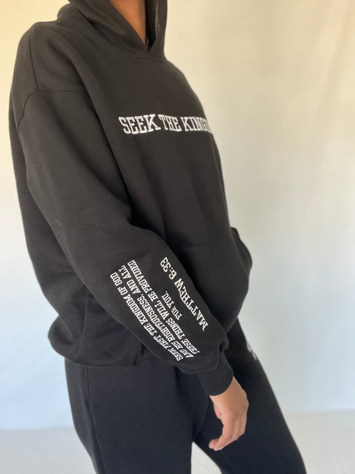 (PRE-ORDER 6 WEEKS) Seek The Kingdom Hoodie - Black