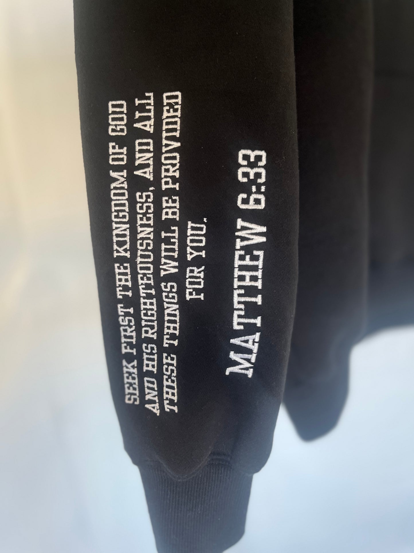 (PRE-ORDER 6 WEEKS) Seek The Kingdom Hoodie - Black