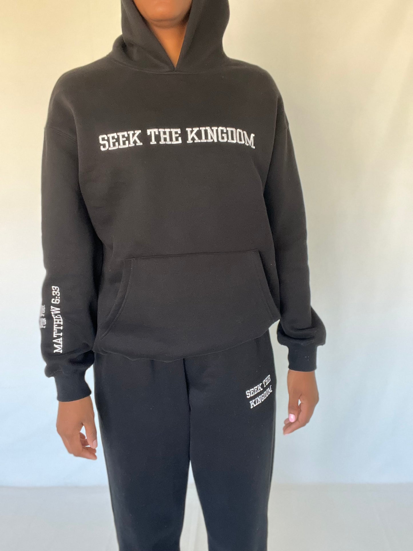 (PRE-ORDER 6 WEEKS) Seek The Kingdom Hoodie - Black