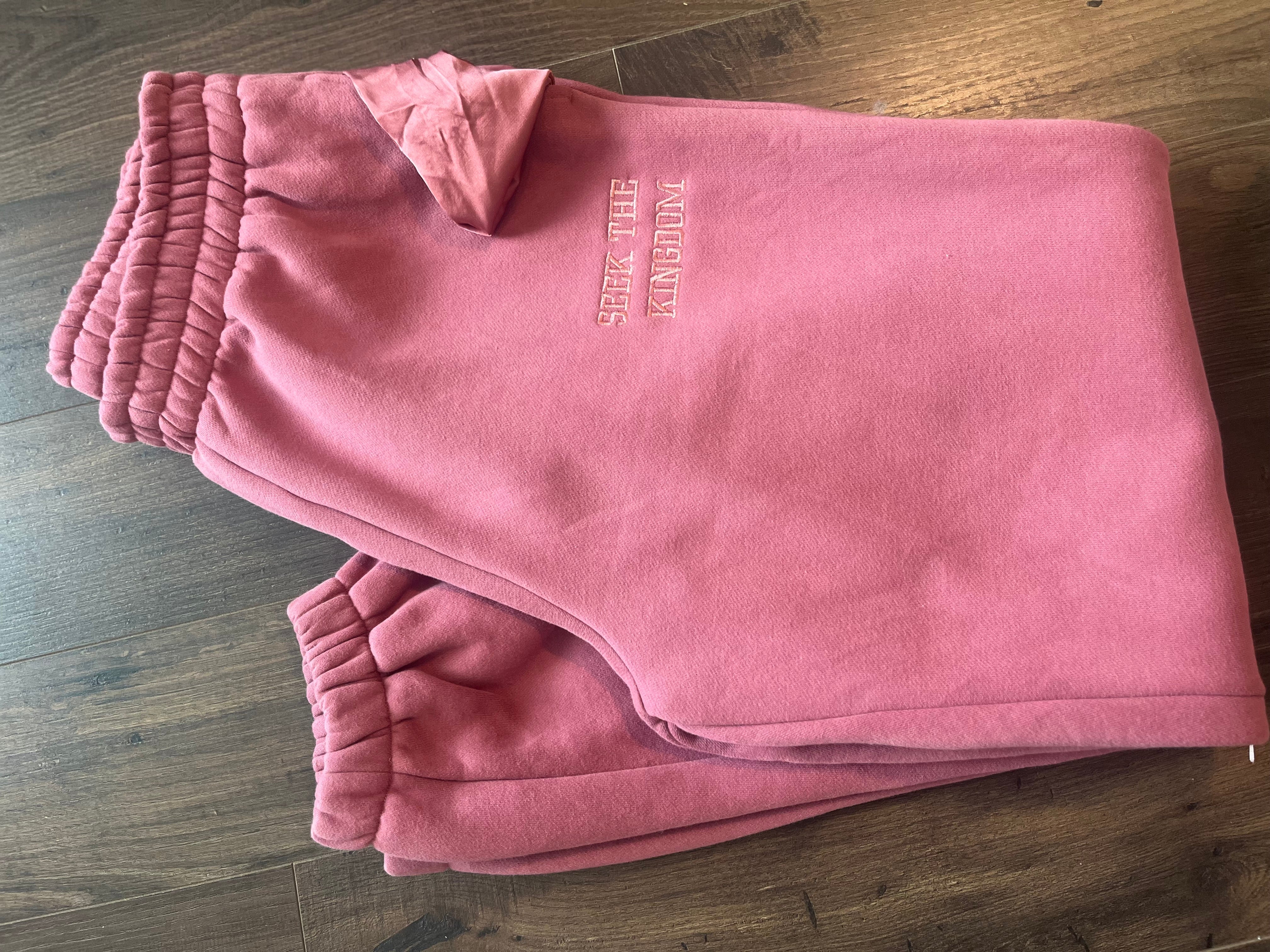 (PRE-ORDER 6 WEEKS) Seek The Kingdom Joggers - Berry