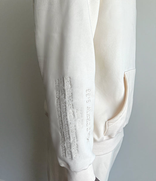 (PRE- ORDER 6 WEEKS) Seek The Kingdom Hoodie - Cream