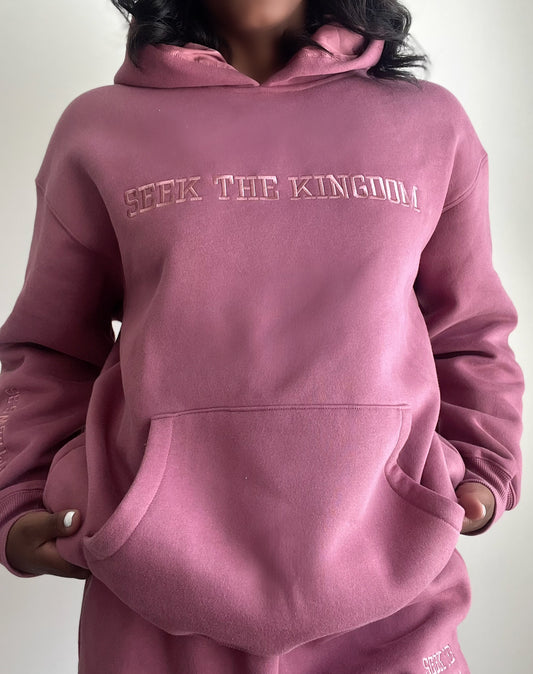 (PRE-ORDER 6 WEEKS) Seek The Kingdom Hoodie - Berry