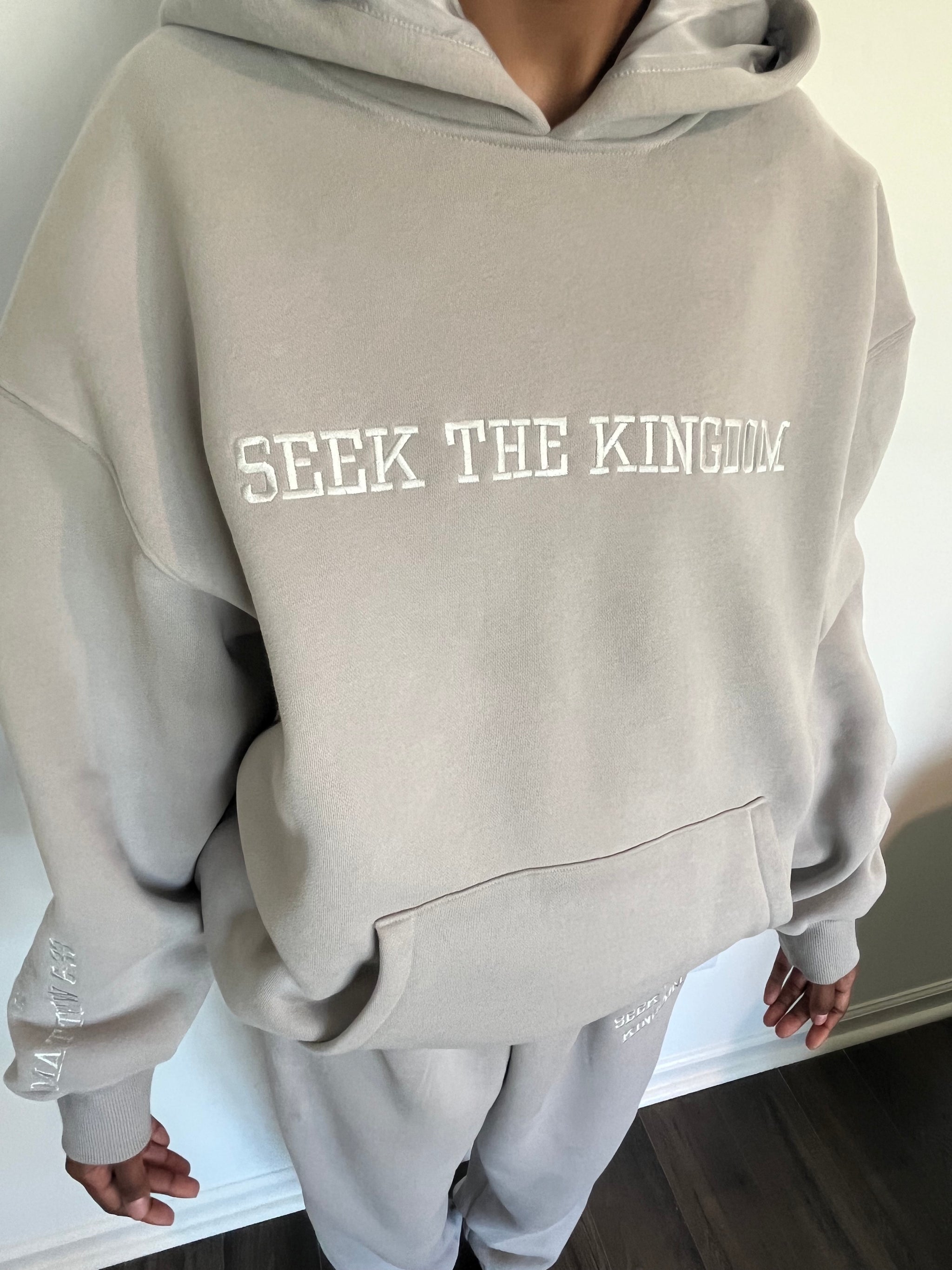 (PRE-ORDER 6 WEEKS) Seek The Kingdom Hoodie - Steel