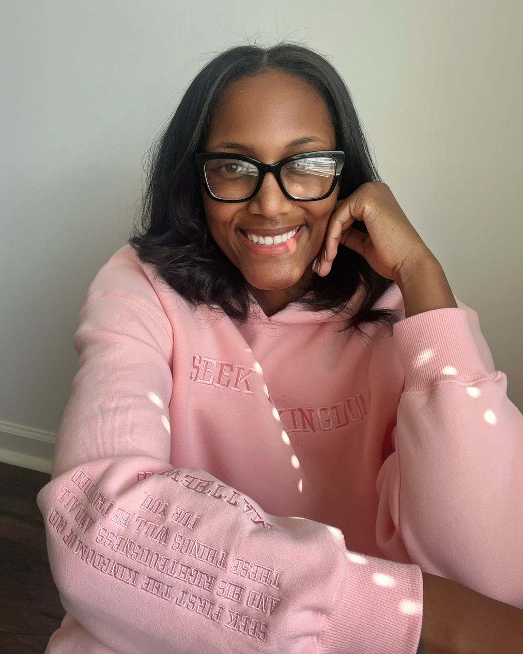 (PRE- ORDER 6 WEEKS) Seek The Kingdom Hoodie - Rose