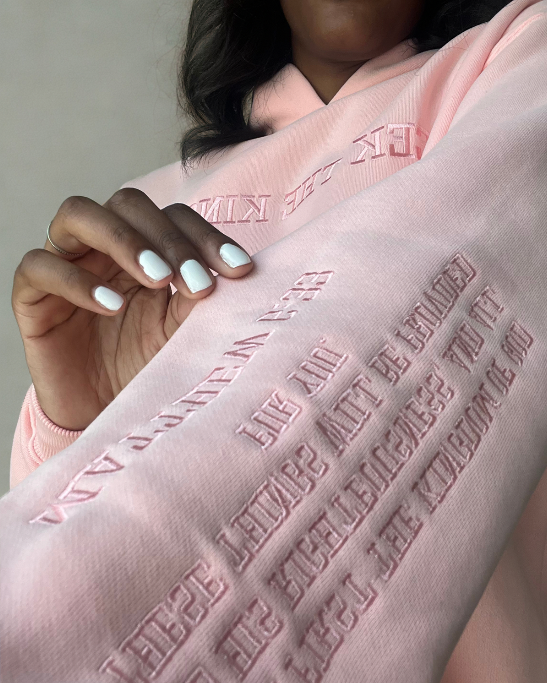 (PRE- ORDER 6 WEEKS) Seek The Kingdom Hoodie - Rose