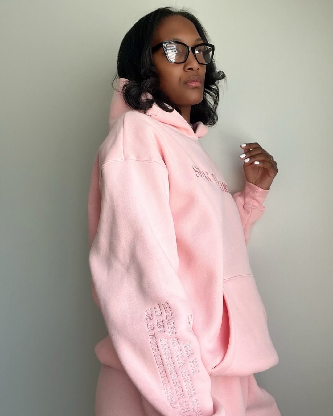 (PRE- ORDER 6 WEEKS) Seek The Kingdom Hoodie - Rose